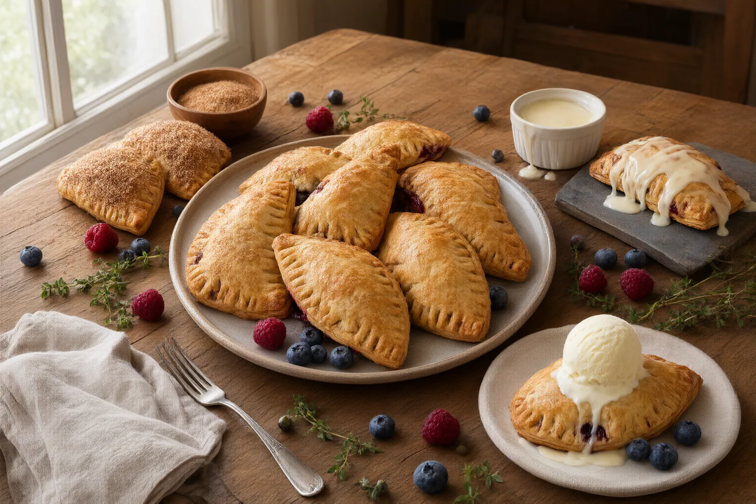 Original editorial hero image for Fruit Pie Toppings: Simple Ways to Finish and Serve Hand Pies