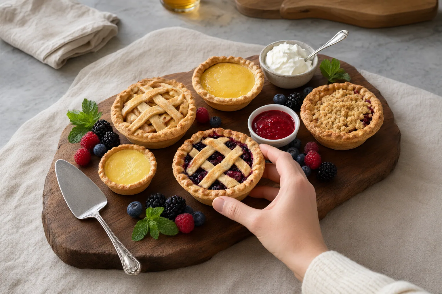 Editorial scene showing practical next steps for How to Build a Small Fruit Pie Dessert Board
