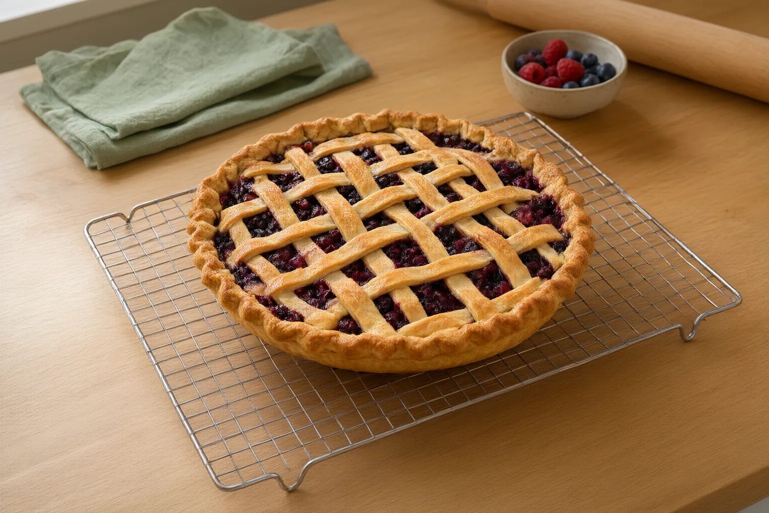 Original editorial hero image for How to Cool a Fruit Pie Before Covering and Storing It