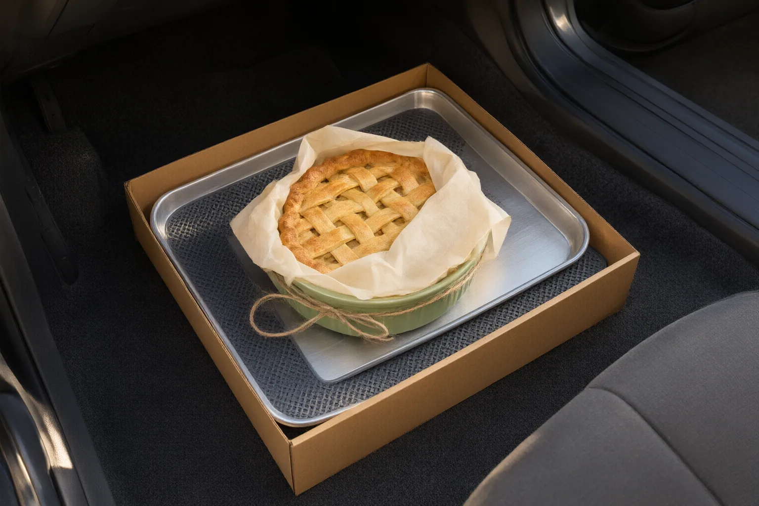 Original editorial hero image for How to Keep a Pie From Sliding Inside Its Gift Box During Transport