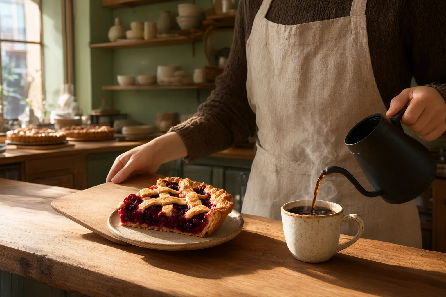 Editorial scene showing practical next steps for How to Pair Fruit Pie With Coffee by Roast and Acidity