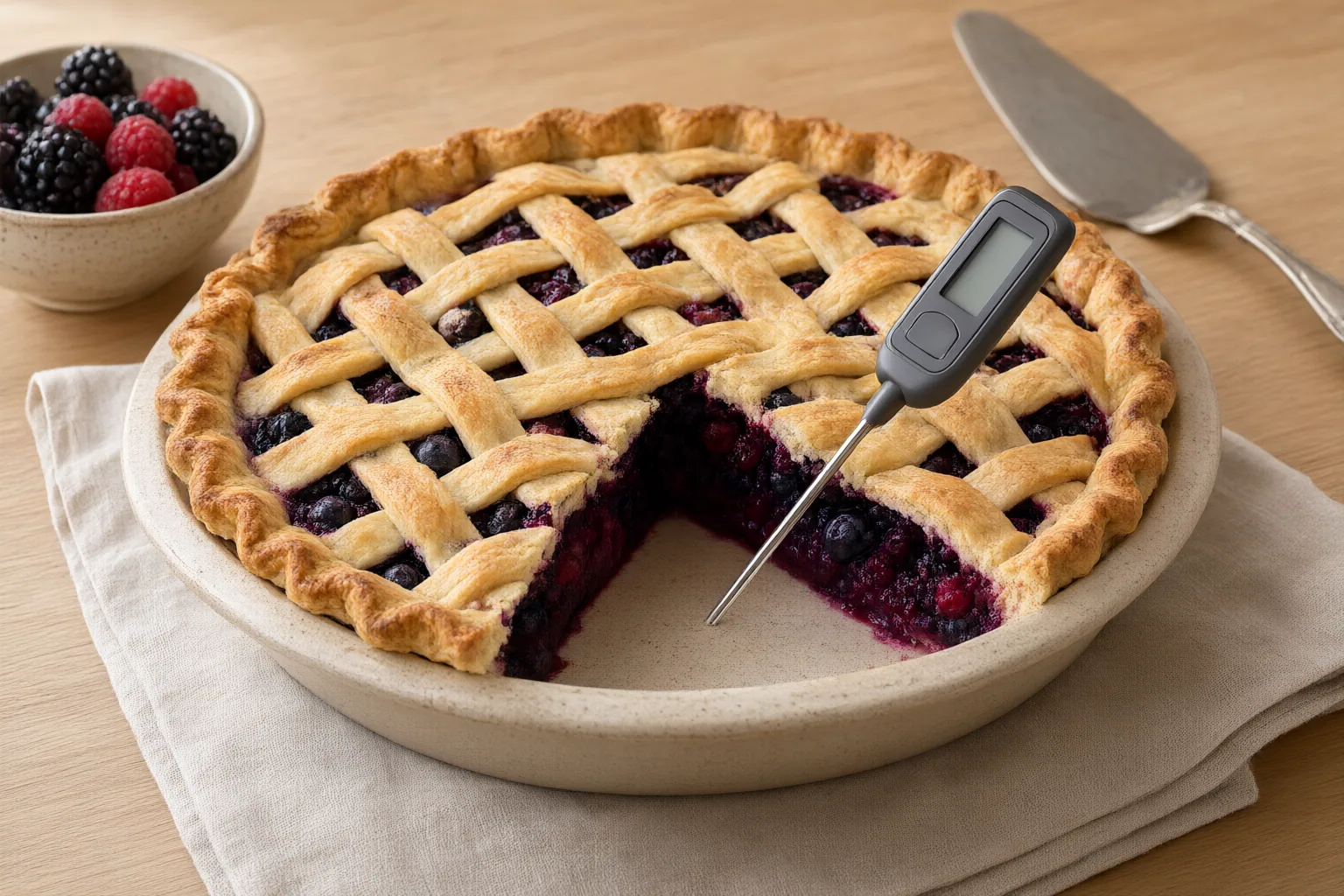 Original editorial hero image for What Temperature Should Fruit Pie Be When Served?